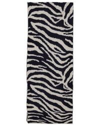 Pieces - Blue Recycled Polyester Scarf - Lyst