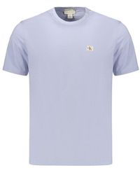 Calvin Klein - Azzurro Cotton Mens T - Lyst