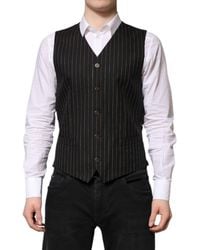 Dolce & Gabbana - Pinstripe Vest Formal Wear - Lyst
