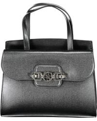 Guess - Elegant Black Handbag With Versatile Straps - Lyst