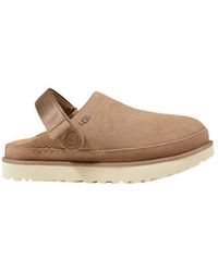 UGG - Beige Recycled Polyester Platform Pumps - Lyst
