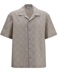 Off-White c/o Virgil Abloh - Beige Cotton Pattern Shirt - It50 | L - Lyst