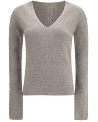 Rick Owens - Gray Cashmere Sweater - Lyst