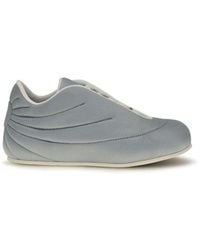 PDF CHANNEL - Gray Polyester Sneakers - Lyst