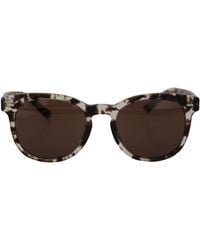 Dolce & Gabbana - Havana Frame Square Lens Dg4254f Sunglasses - Lyst