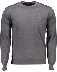Harmont & Blaine - Elegant Wool Sweater With Classic Logo - Lyst