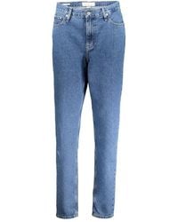 Calvin Klein - Blu Cotton S Jeans - Lyst