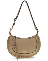 Isabel Marant - Beige Calf Leather Bos Taurus Shoulder Bag - Lyst