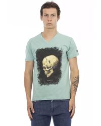 TRUSSARDI ACTION - Green Cotton Men T - Lyst