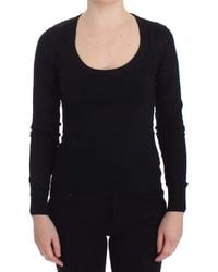 Dolce & Gabbana - Elegant Deep Crewneck Sweater - Lyst