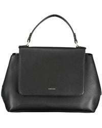 Calvin Klein - Black Polyester Handbag - Lyst