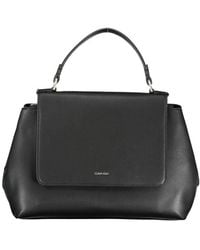 Calvin Klein - Black Polyester Handbag - Lyst