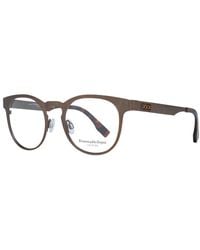 ZEGNA - Round Metal Eyeglasses - Lyst