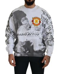 MSGM - Cotton Crewneck Pullover Sweatshirt Sweater - Lyst