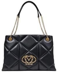 Love Moschino - Black Polyethylene Handbag - Lyst