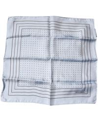 Dolce & Gabbana - Sky Polka Dots Square Handkerchief Scarf - Lyst