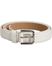 Dolce & Gabbana - Leather Tone Metal Buckle Belt - Lyst