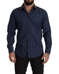 Dolce & Gabbana - Cotton Martini Slim Fit Dress Shirt - Lyst