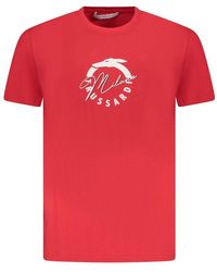 Trussardi - Cotton T-Shirt - Lyst