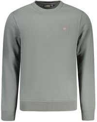 Napapijri - Green Cotton Men's Sweatshirt - Lyst