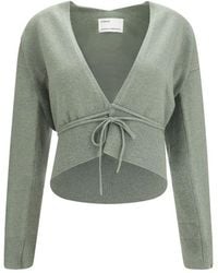 Extreme Cashmere - Bicolor Cashmere Cardigan - Lyst