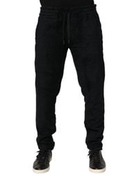 Dolce & Gabbana - Terry Cloth Jogger Pants - Lyst