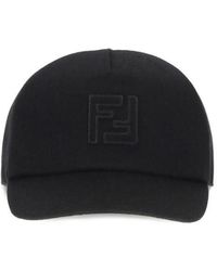 Fendi - Wool Baseball Hat - Lyst