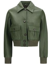 Valstar - Bicolor Leather Leather Jacket - Lyst