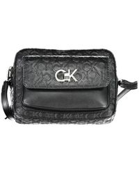 Calvin Klein - Black Polyester Handbag - Lyst