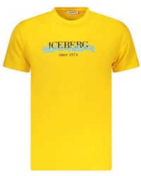 Iceberg - Neon Cotton Men T - Lyst