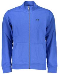 La Martina - Elegant Fleece Sweatshirt With Embroidery - Lyst