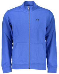La Martina - Elegant Fleece Sweatshirt With Embroidery - Lyst