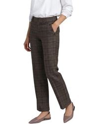 Street One - Brown Polyester Casual Pants - Lyst