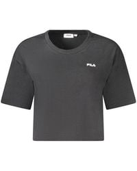 Fila - Crop Top Short Sleeves - Lyst