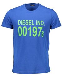 DIESEL - Cotton T-Shirt - Lyst