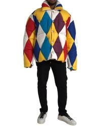 Dolce & Gabbana - Windbreaker Puffer Jacket - Lyst