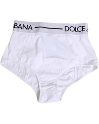 Dolce & Gabbana - Nylon Logo Waistband Panty Underwear 25+Pa Clothing - Lyst
