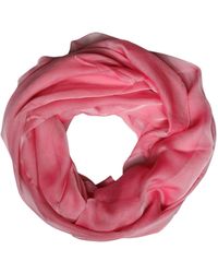 Dolce & Gabbana - Pink Silk Rectangle Wrap Shawl Scarf - Lyst