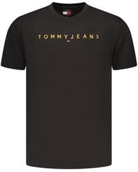 Tommy Hilfiger - Black Cotton Men's T - Lyst