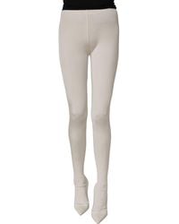 Dolce & Gabbana - High Heels Pumps Jersey Tights Shoes Fabric - Lyst