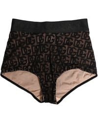 Dolce & Gabbana - Cotton Dg Logo High Waist Girdle Underwear Elastane Nylon Clothing - Lyst