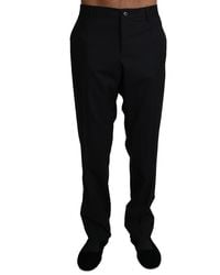 Dolce & Gabbana - Wool Trousers Classic Fit - Lyst