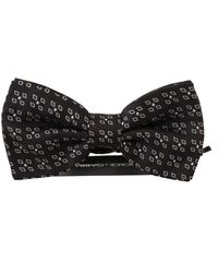 Dolce & Gabbana - Elegant Polka Dot Silk Bow Tie - Lyst