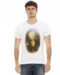TRUSSARDI ACTION - White Cotton Men's T - Lyst