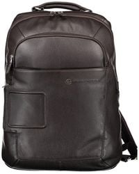 Piquadro - Leather Backpack - Lyst