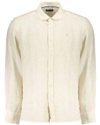 North Sails - Beige Linen Men's Shirt - Lyst