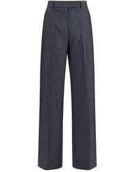 Miu Miu - Gray Wool Oves Aries Dress Pants - Lyst