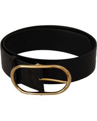 Dolce & Gabbana - Chic Leather Logo Belt - Lyst