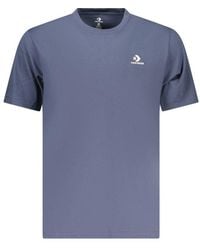 Converse - Blu Cotton Men T - Lyst