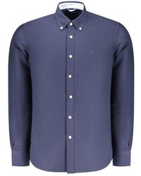 North Sails - Blu Cotton Men Shirt - Lyst